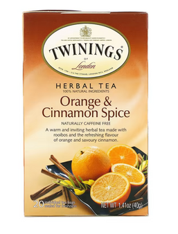 Twining's Orange and Cinnamon Spice 20 Tea bags