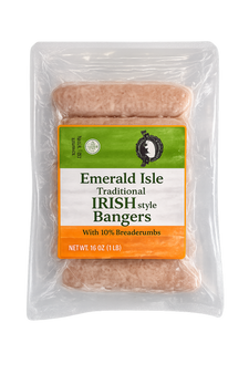 Emerald Isle Traditional Irish Style Bangers with 10% Breadcrumbs 12oz (In Store Pick Up Only)