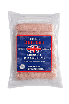 Letsbuy British Chipolata Bangers with 10% Breadcrumbs 12oz (In Store Pick Up Only)