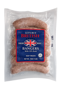 Letsbuy British Bangers with 10% Rusk 16oz (In Store Pick Up Only)