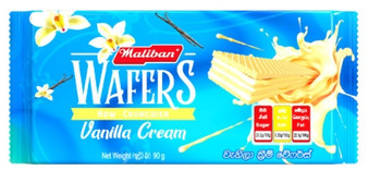 Maliban WaferS Crunchier Vanilla Flavoured 90g