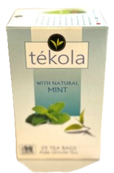 Tekola With Natural mint 25 tea bags