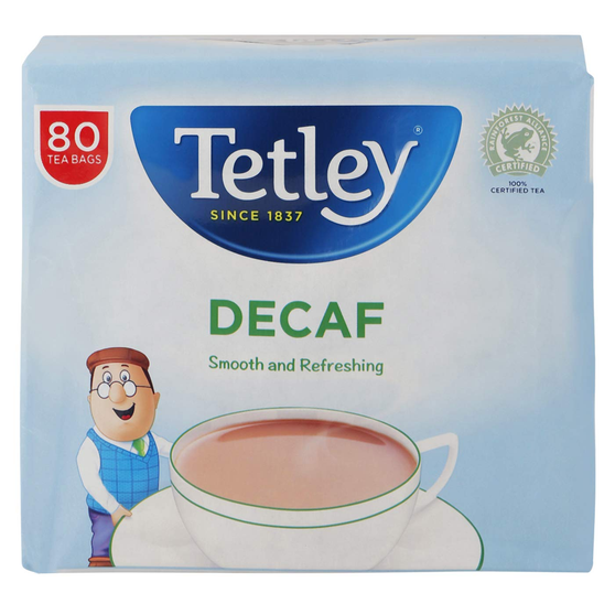 Tetley Decaf 80 Tea bags