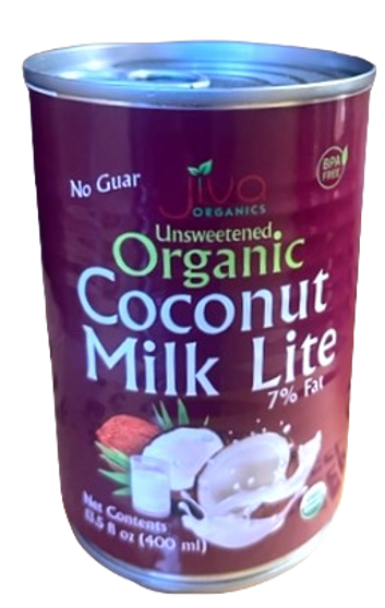 Jiva Unsweetened Organic Coconut Milk 400 ml