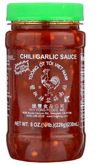 Huy Fong Chili Garlic Sauce 8oz