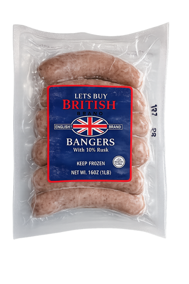 Letsbuy British Bangers with 10% Rusk 16oz (In Store Pick Up Only)