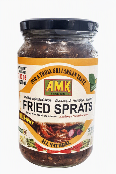 Amk Chilly Spicy Fried Sprats 200g