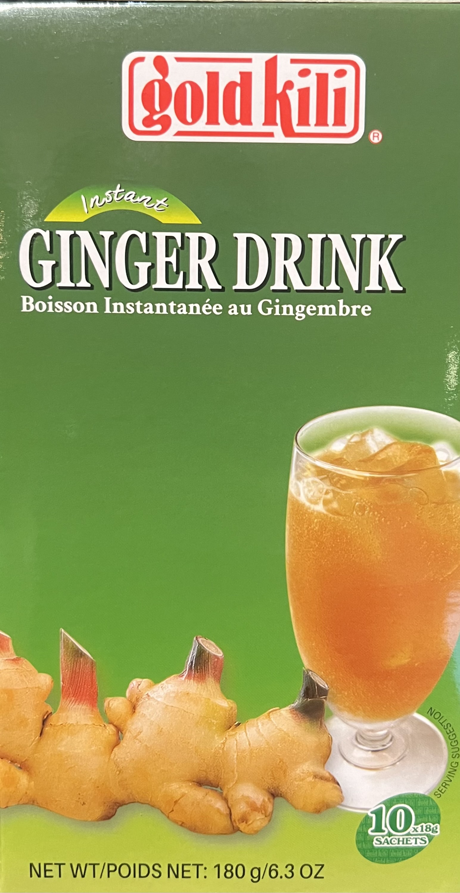 Gold Kili Instant Honey Ginger Drink – 3 Bags (Total 60 Sachets) – Ginger Tea
