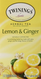 Twinings Herbal Tea Lemon and Ginger 20 Tea bags