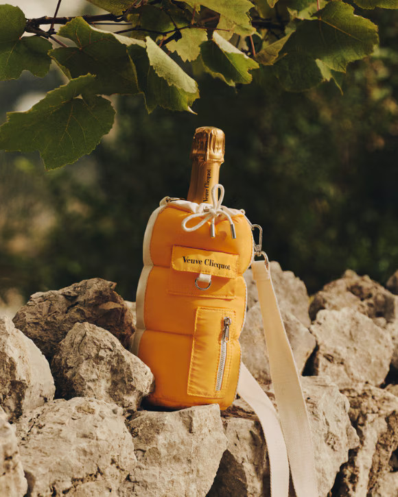 Veuve Clicquot Yellow Label in Puffy Bottle Holder - Premier Champagne