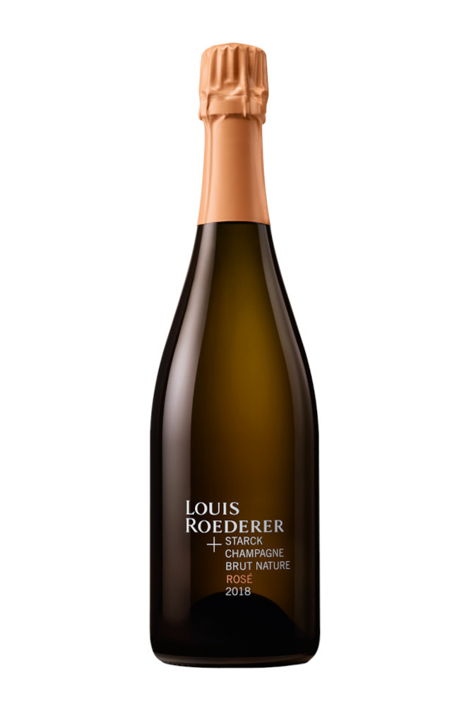 Louis Roederer Brut Nature Rose 2018 by Philippe Starck