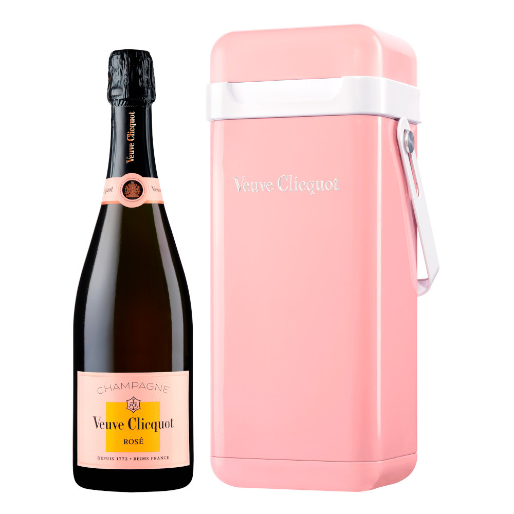 Veuve Clicquot Rose in Cooler - Premier Champagne