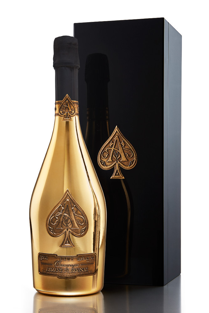 Armand de Brignac Brut ゴールド シャンパン 750ml Armand de Brignac Brut Gold (Ace of Spades) - Premier Champagne
