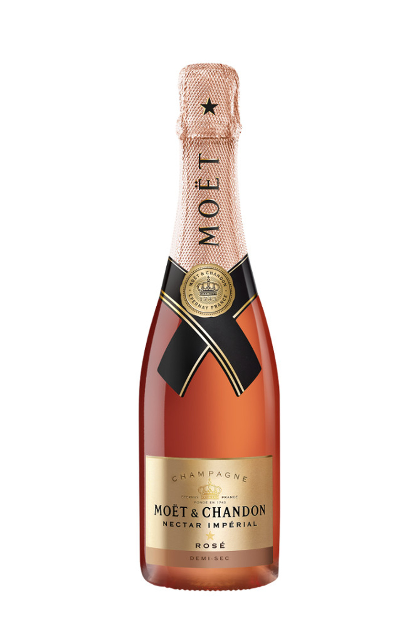 & - Bottle) Imperial Nectar Moet (375ml Champagne Rose Half Premier Chandon