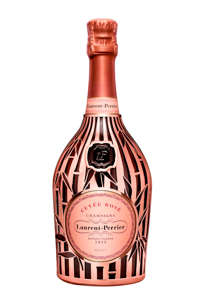 Laurent-Perrier Cuvee Rose in Bamboo Cage