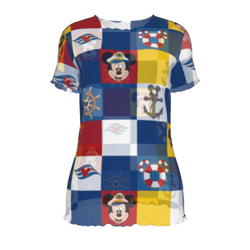 Cruise Check Short Sleeve Mesh