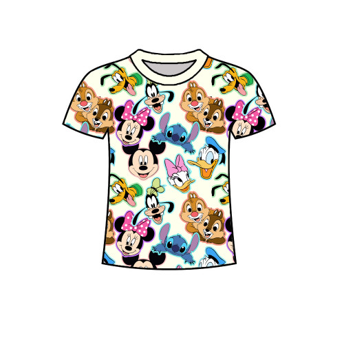 KIDS CREAM FACES TSHIRT