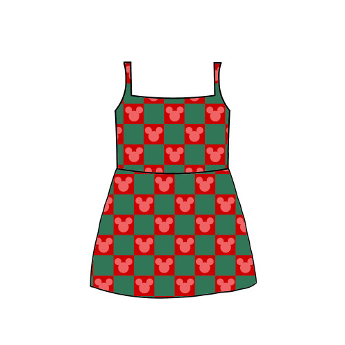 HOLIDAY CHECKERS ADULT ATHLETIC DRESS PREORDER