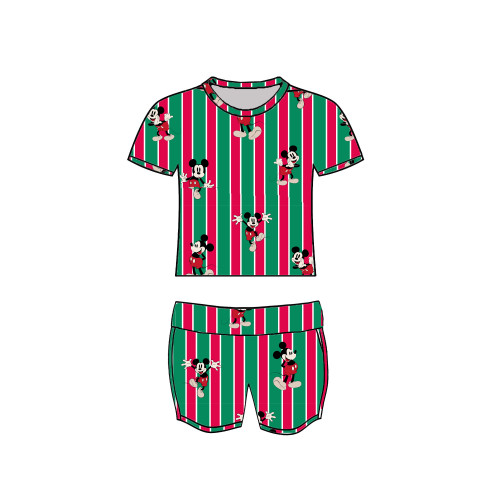 MOUSE STRIPES KIDS RIB KNIT SET PRE-ORDER