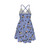Blue Cruise Spaghetti Strap Dress