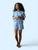 Soft Blue Gingham Lounge Set