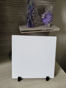 10"x10" High Gloss White Aluminum Sublimation Blank 10"x10" High Gloss White Aluminum Sublimation Blank