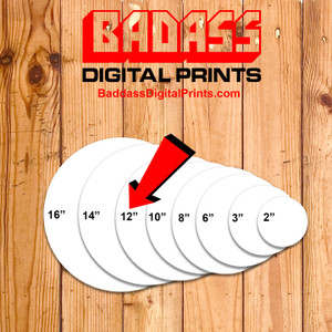 Aluminum Circle Sublimation Door Hangers