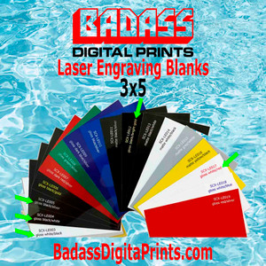 3x5 Aluminum Laser Engraving Blank 3x5 Aluminum Laser Engraving Blank