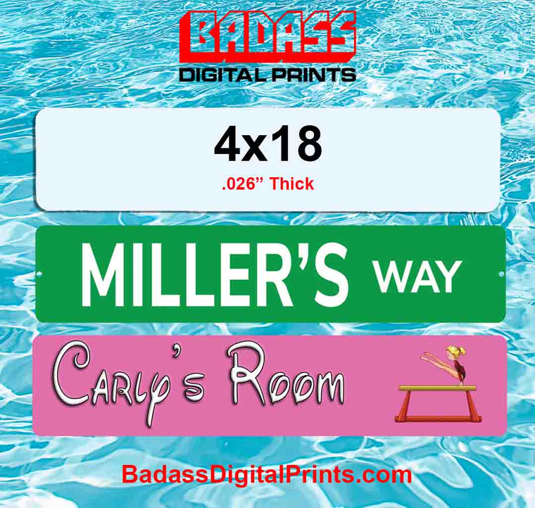 4x18  aluminum sign sublimation blank