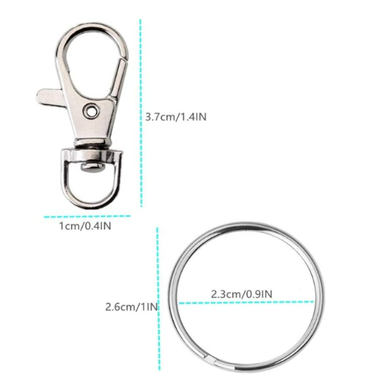 Lobster Clasp & Keychain Ring