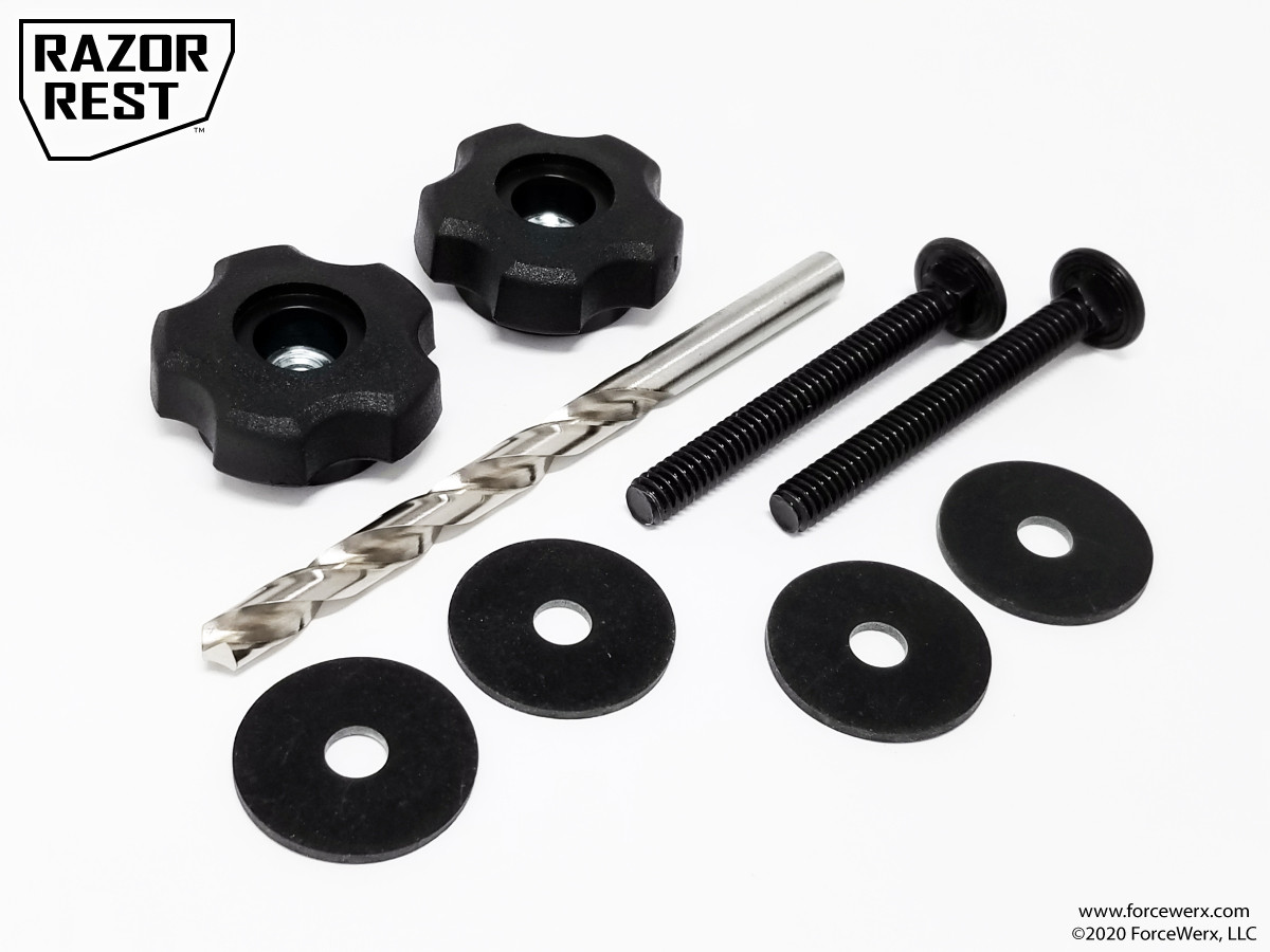 Razor Rest Adjustable Cheek Riser - Carbon Fiber