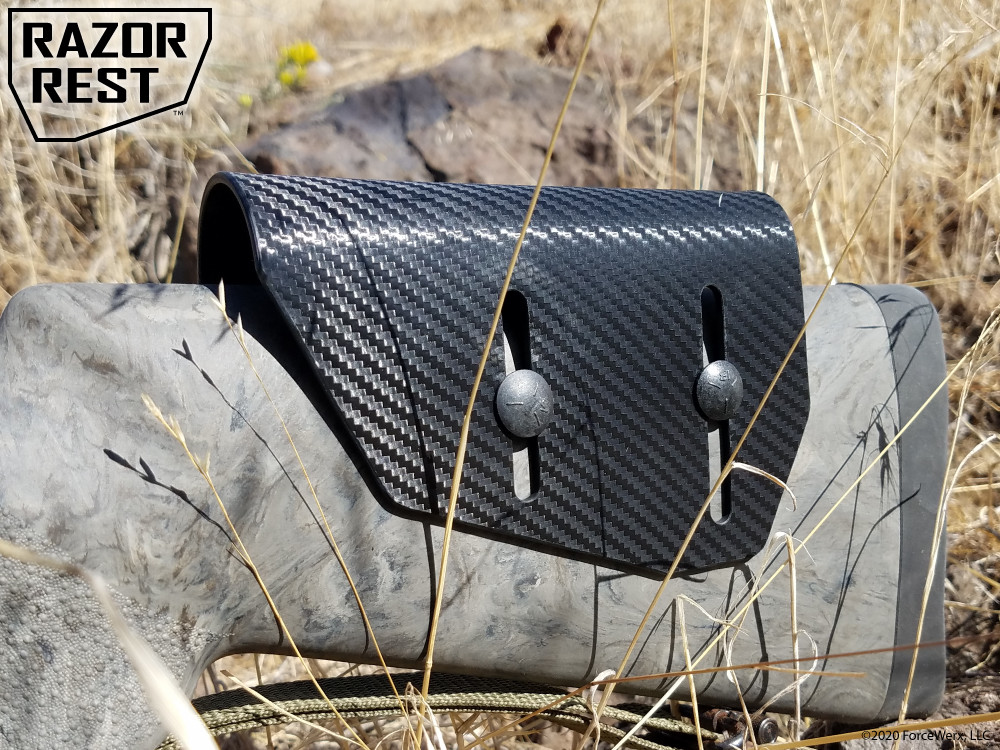 Razor Rest Adjustable Cheek Riser - Carbon Fiber