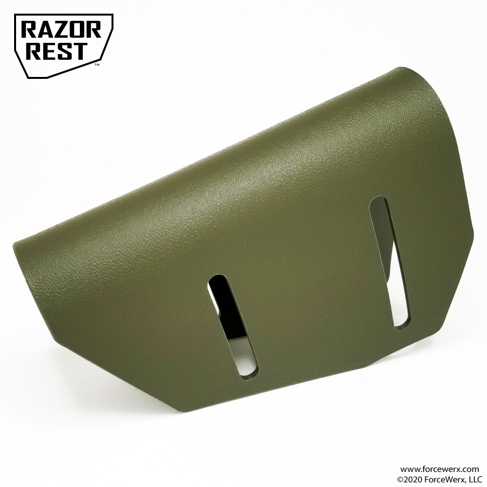 Razor Rest Adjustable Cheek Riser - OD Green