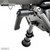 Harris Bipod Swivel Lock Lever Compact HBL-2 on rifle