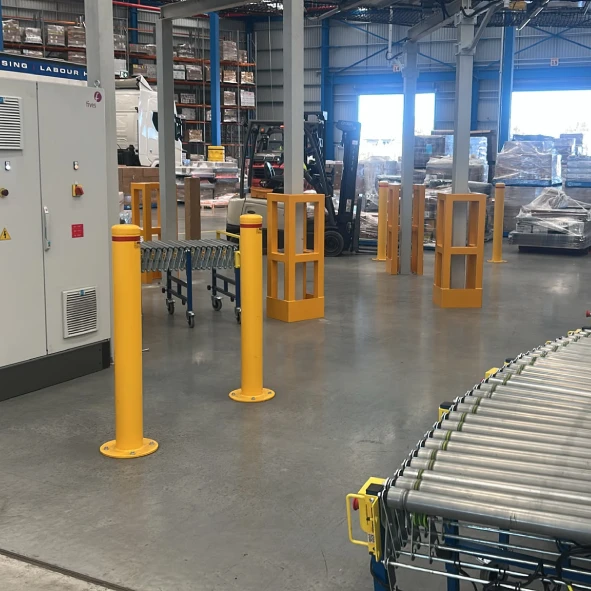 How Did DHL Protect Its Conveyor System from Mobile Plant Damage?