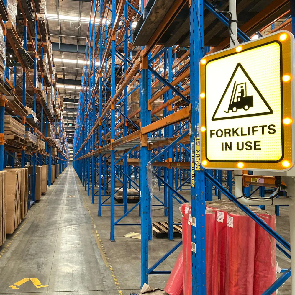 What Makes A Solar Pedestrian Crossing and Forklift Alert System Ideal for Warehouse Safety?