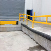 Defender post and rail guardrail system