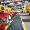 Air grid anti fatigue mat in use