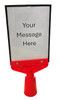 A4 sign holder for traffic cones