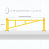 Defender swing gate