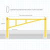 In-ground Defender swing gate