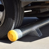 Steel truck wheel stop