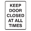 Keep Door Closed At All Times