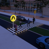 Solar Pedestrian Warning System