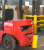 Polyflex bollard in action
