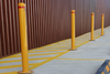 90mm Bolt-down bollard