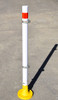 Defender flexible delineator and sign holder