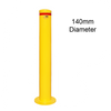 140mm diameter bolt-down bollards