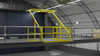 Mezzanine pallet gate