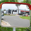 80x60cm rectangular safety mirror with stainless steel face